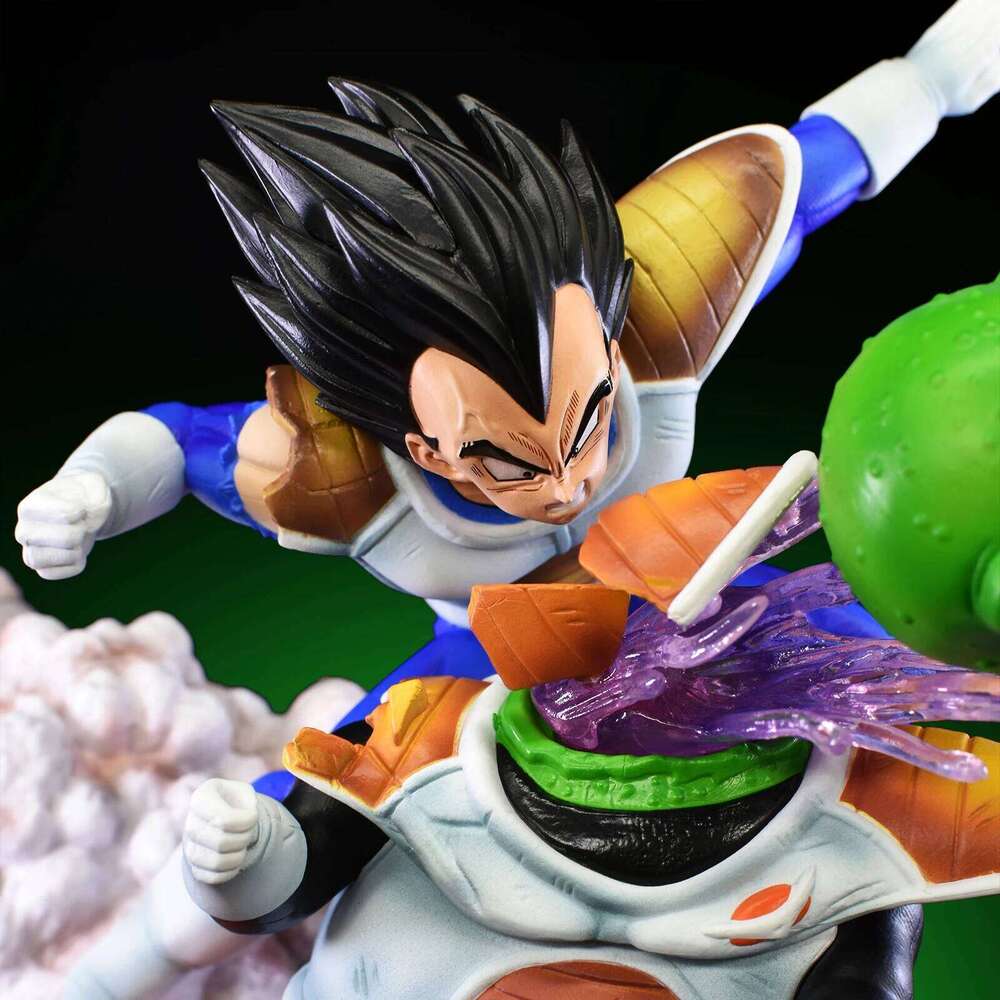 21cm/8.26in Anime Dragon Ball Z Vegeta vs Guldo DBZ Ginyu Force Action Figure Statue Collection Model Toy Gift 26L0526