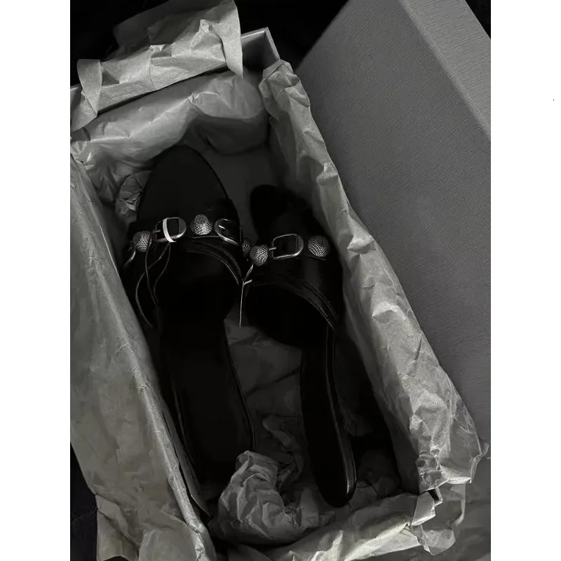 Women Summer High Heel Sandals Versatile Simple Slim Heel Sandals Slippers 260526 - view 7