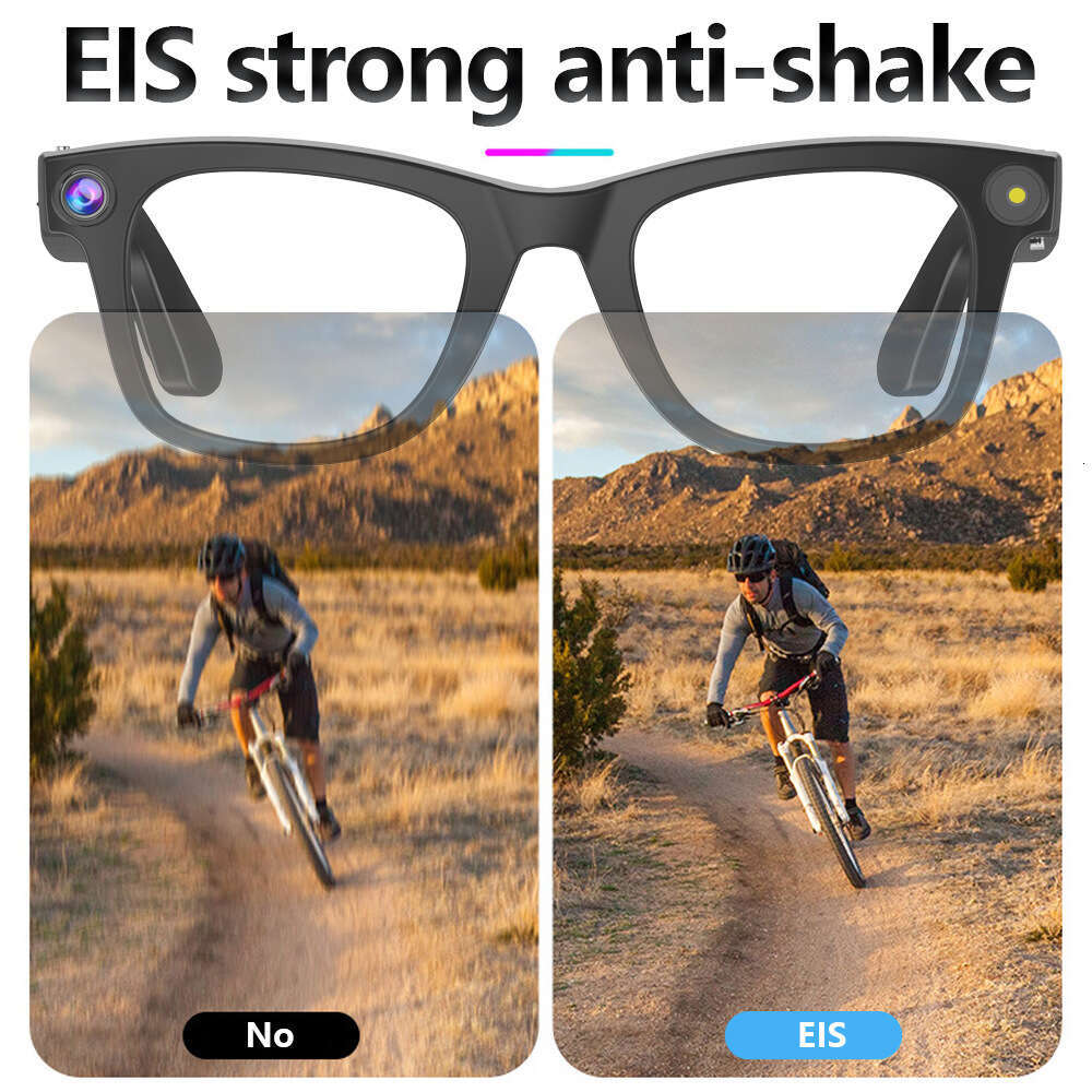 E09 AI Smart Glasses 800W Camera Video Recorder Real-time Translation Meeting Record Voice Recognition CKS