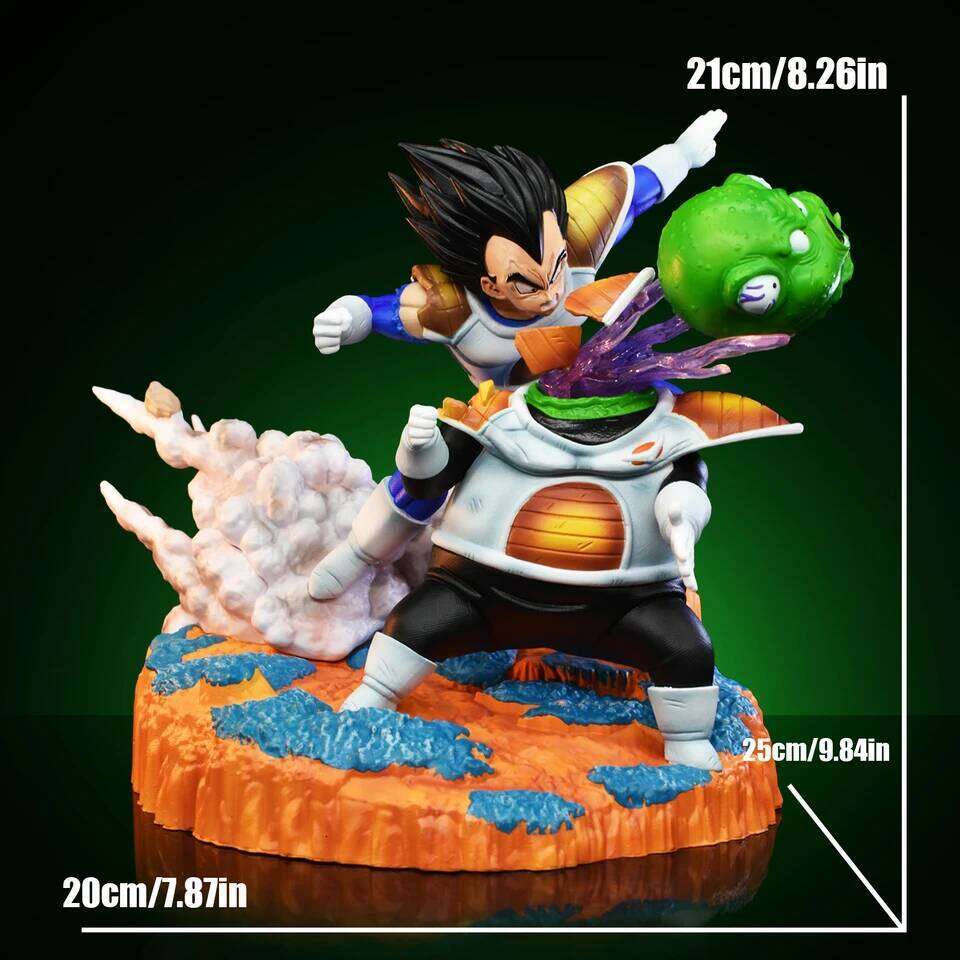 21cm/8.26in Anime Dragon Ball Z Vegeta vs Guldo DBZ Ginyu Force Action Figure Statue Collection Model Toy Gift 26L0526