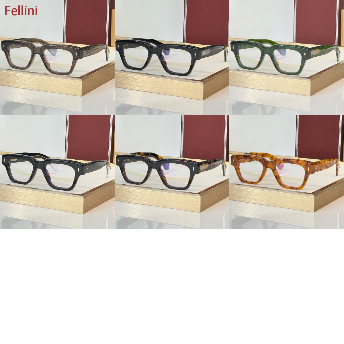 JJMMM Fellini Acetate sunglasses for men Luxury Designer handmade Ladies Street Photo Eye Protection UV400 can be carved Cat Eye Optical Thick Brand T