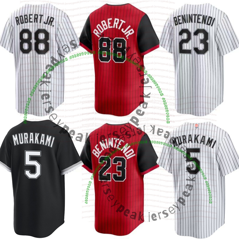 custom White Sox Baseball Jersey Munetaka Murakami Lenyn Sosa Andrew Benintendi Miguel Vargas Austin Hays Colson Montgomery Chase Meidroth Frank Thoma