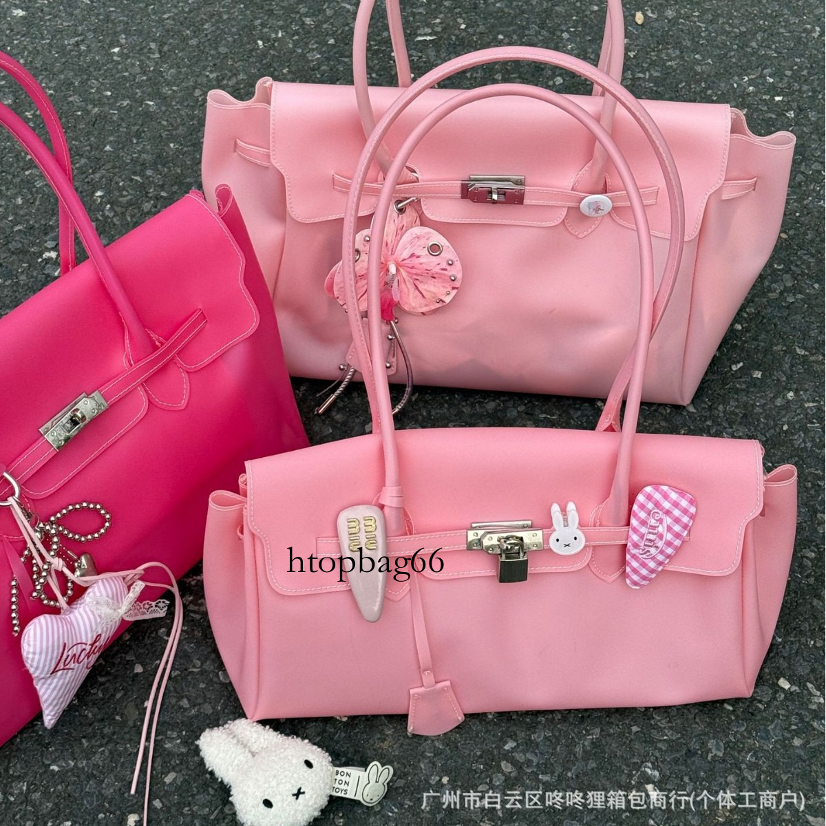 Horizontal Jelly series 26 new summer underarm bag, same style as kiiikiii jelly tote bag