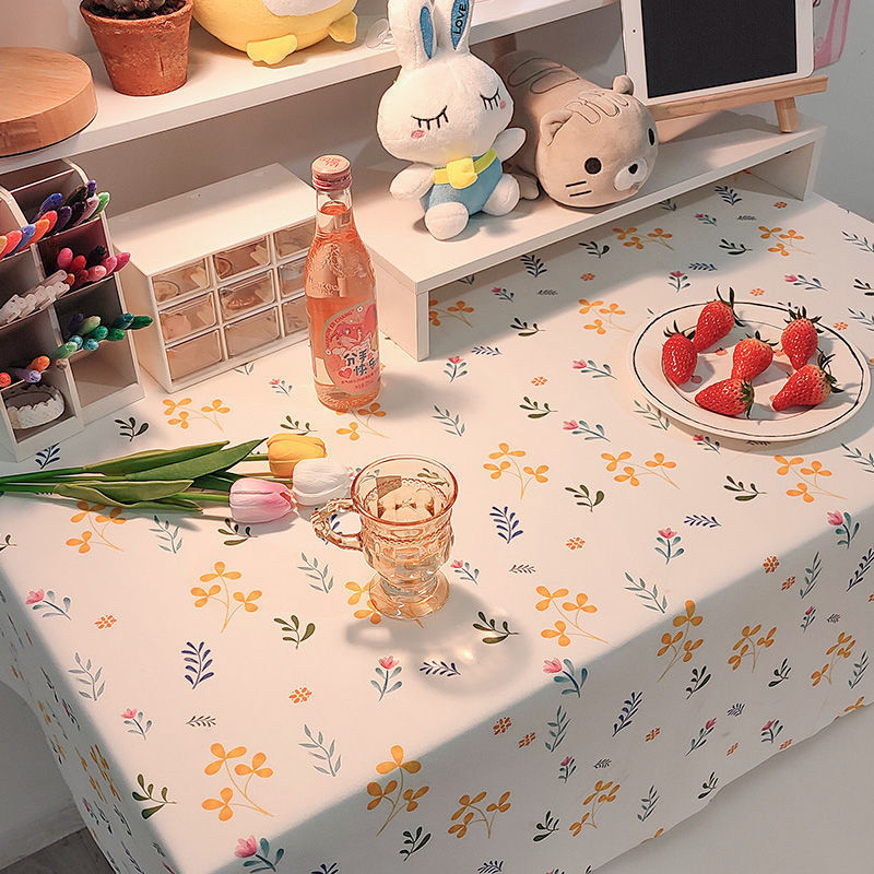 YL-38710 Custom plaid floral tablecloth, velvet desk cloth, suitable for street vendors, backdrop for dining tables and coffee tables.