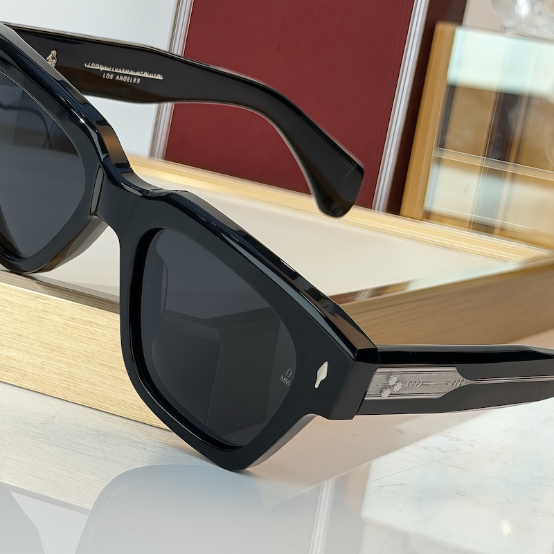 JJMMM Fellini Acetate sunglasses for men Luxury Designer handmade Ladies Street Photo Eye Protection UV400 can be carved Cat Eye Optical Thick Brand T