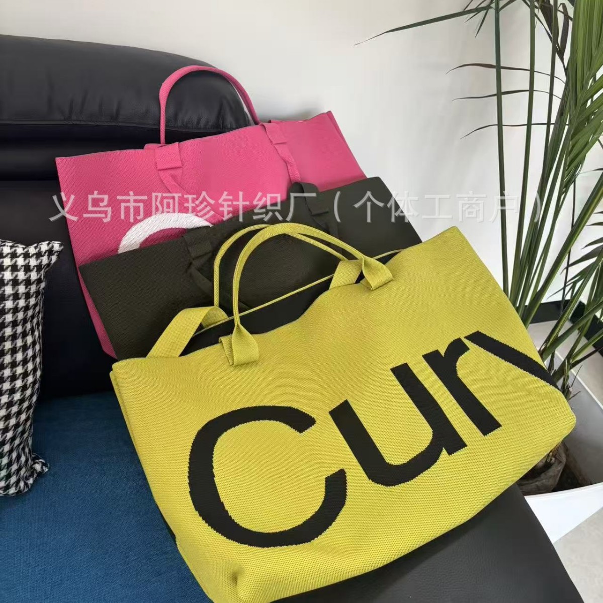2026 new Thickened 220-gram cotton-linen woven women's bag featuring a laid-back style for summer large capacity straw-woven design suitable for 