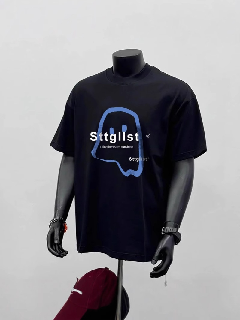 Unisex Heavyweight 100% Cotton T-Shirt, American Oversized Loose Fit, Crew Neck Short Sleeve, Casual Streetwear Basic Tops for Men Women