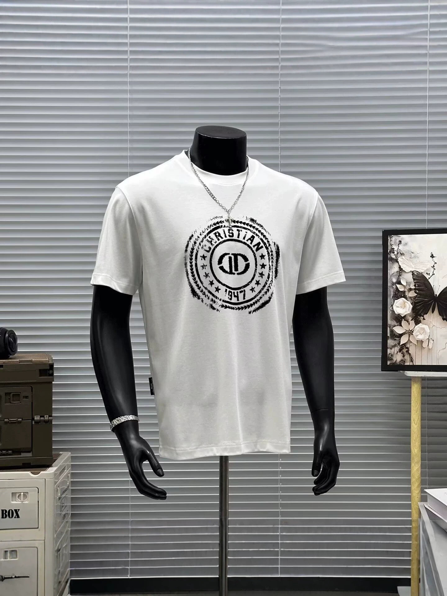 2026 Summer New Crew Neck T-Shirt, Men's Ins Trendy Loose Plus Size Casual Fashion Top