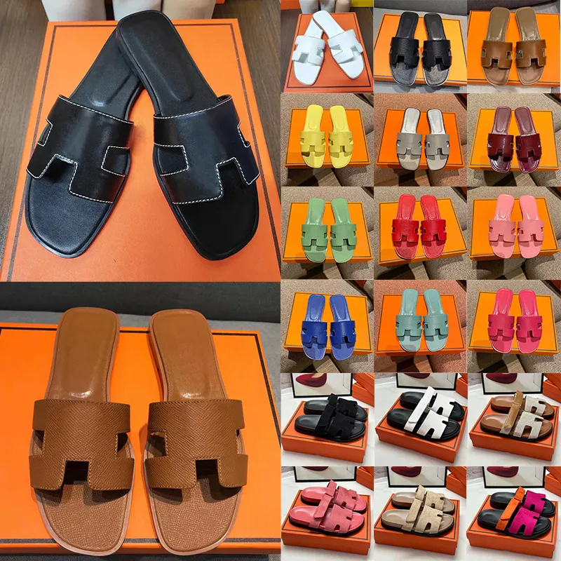 designer mules women Designer sandals designer slippers with box women slippers designer sandals flat slides sliders summer beach mules outdoor sandal brown black