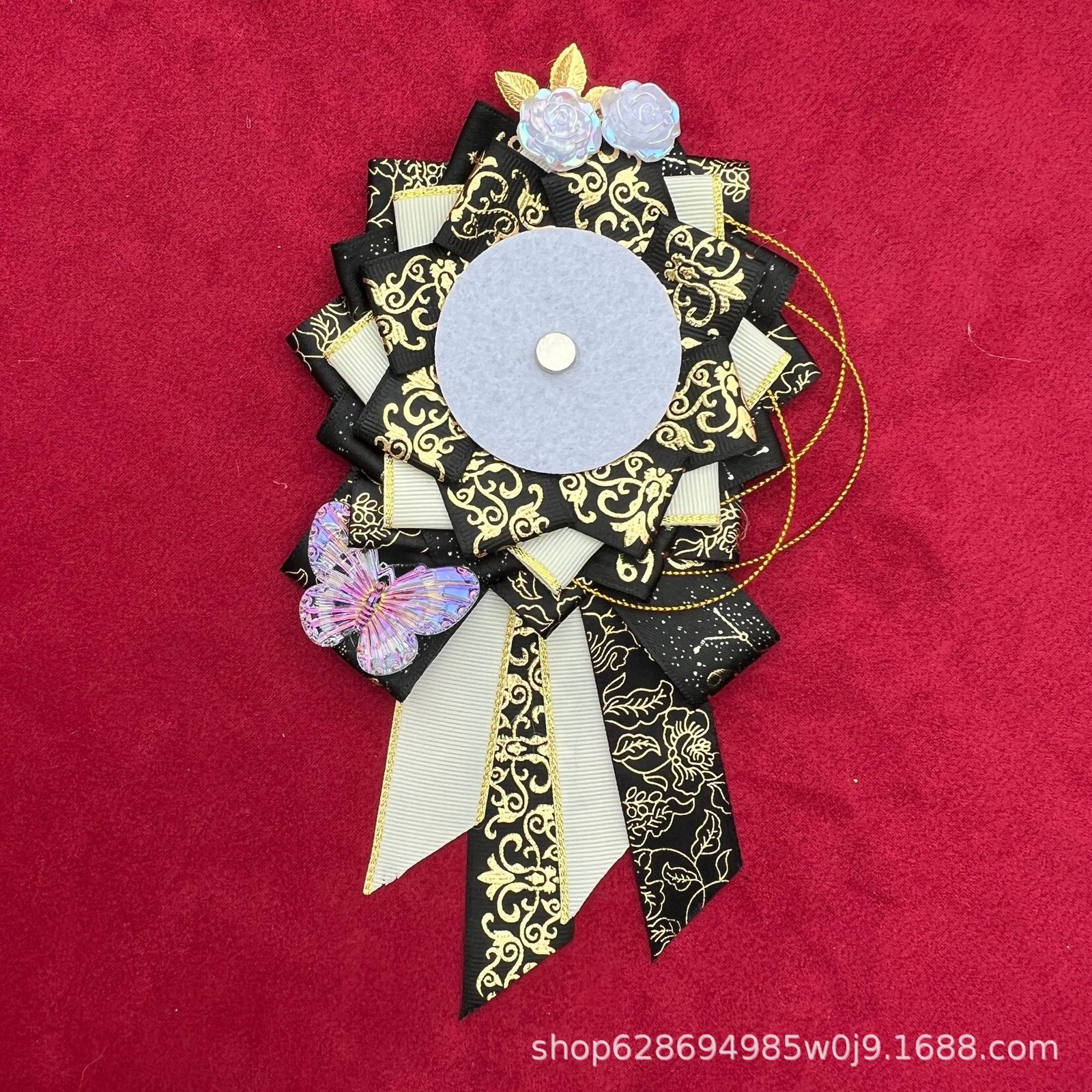 Ita Bag Pins Anime Badge Holder Handmade Silk Metal Badge Decoration for Ita Bag Accessorie Classic Style H304 240808