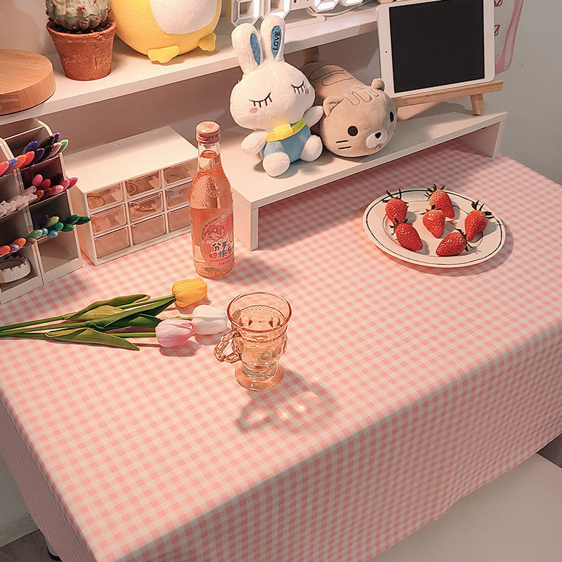 YL-38710 Custom plaid floral tablecloth, velvet desk cloth, suitable for street vendors, backdrop for dining tables and coffee tables.