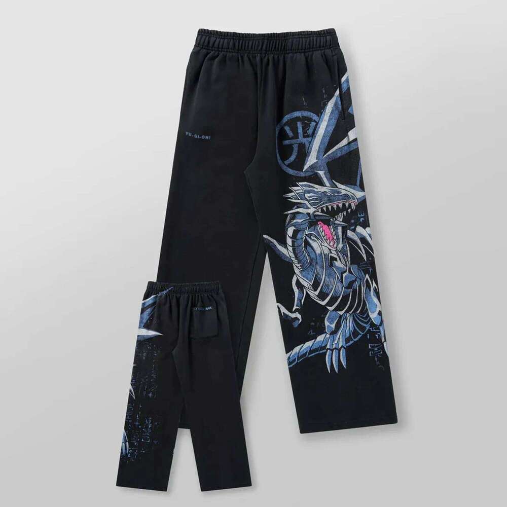 Yu-Gi-Oh Y2k Baggy Sweatpants Elastic Waist American Streetwear Hip Hop Vintage Joggings Casual Pants Men Clothing 26L0527 - view 6