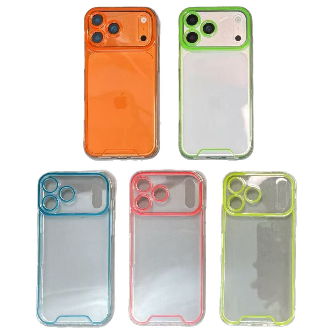 Luminous TPU phone case suitable for iPhone 17pm, luminous 16, transparent 15, anti-drop 14, protective cover 13