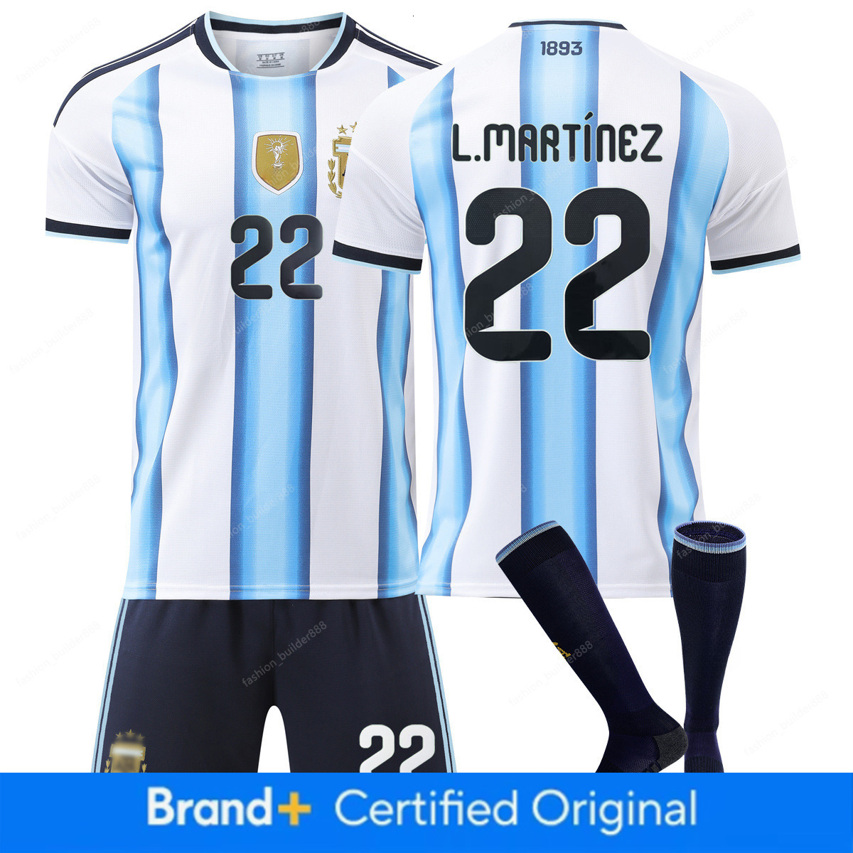 Argentine Jersey Lautaro Martinez NO.22 World Cup 2026 National Team Sports T shirt Jerseys Flag Football Stars Argentina Full Squad Home Top NO.22