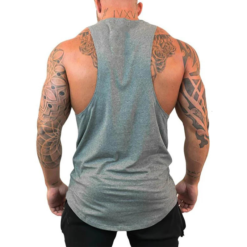 MACHINE FITNESS JUST GYM Bodybuilding Tank Top Mens Workout Vest Cotton Sleeveless shirt Jogger clothing Muscle Stringer Singlet 260527