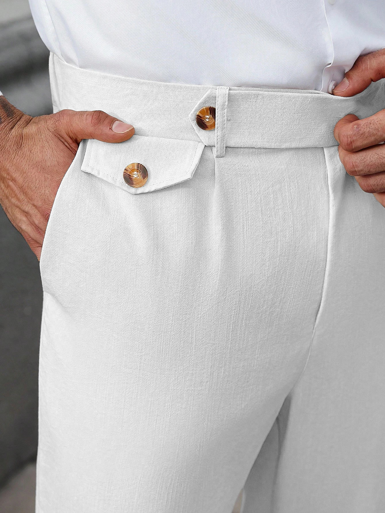 plus Size Mens Casual Pants Comfortable Business Essential for Daily Outings y260618 - view 7