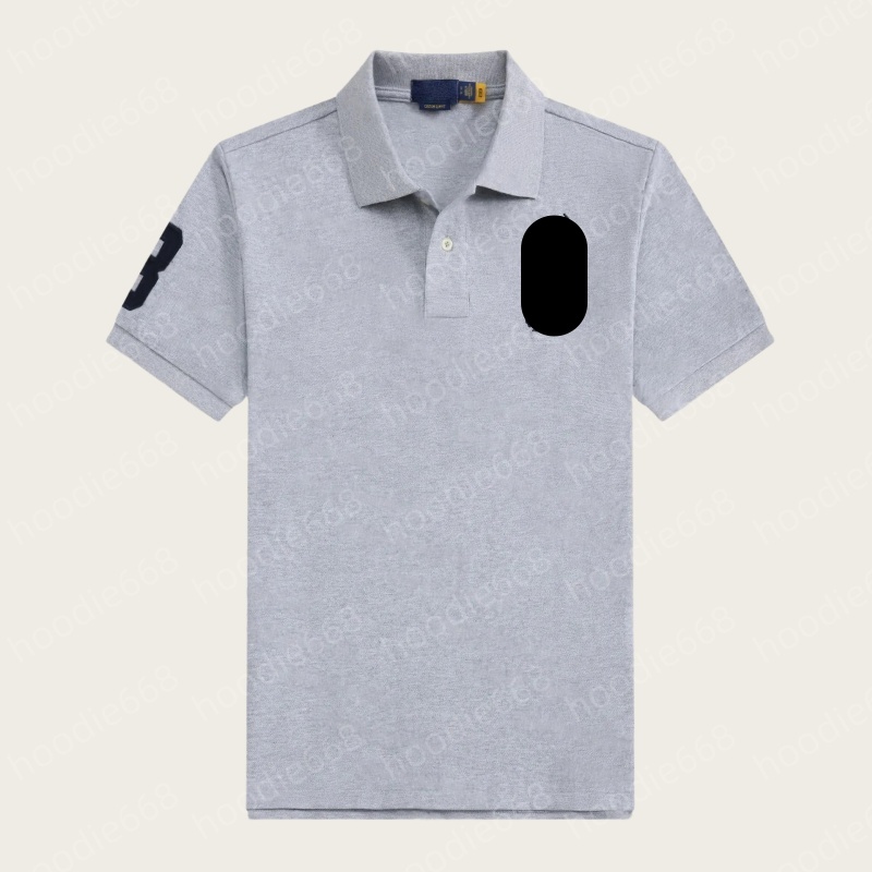 Designer polo hoodie high quality men Tshirt striped lapel short sleeve classic casual mens polo shirt fashion clothing polo hoodie sweatshirt men tracksuits grey
