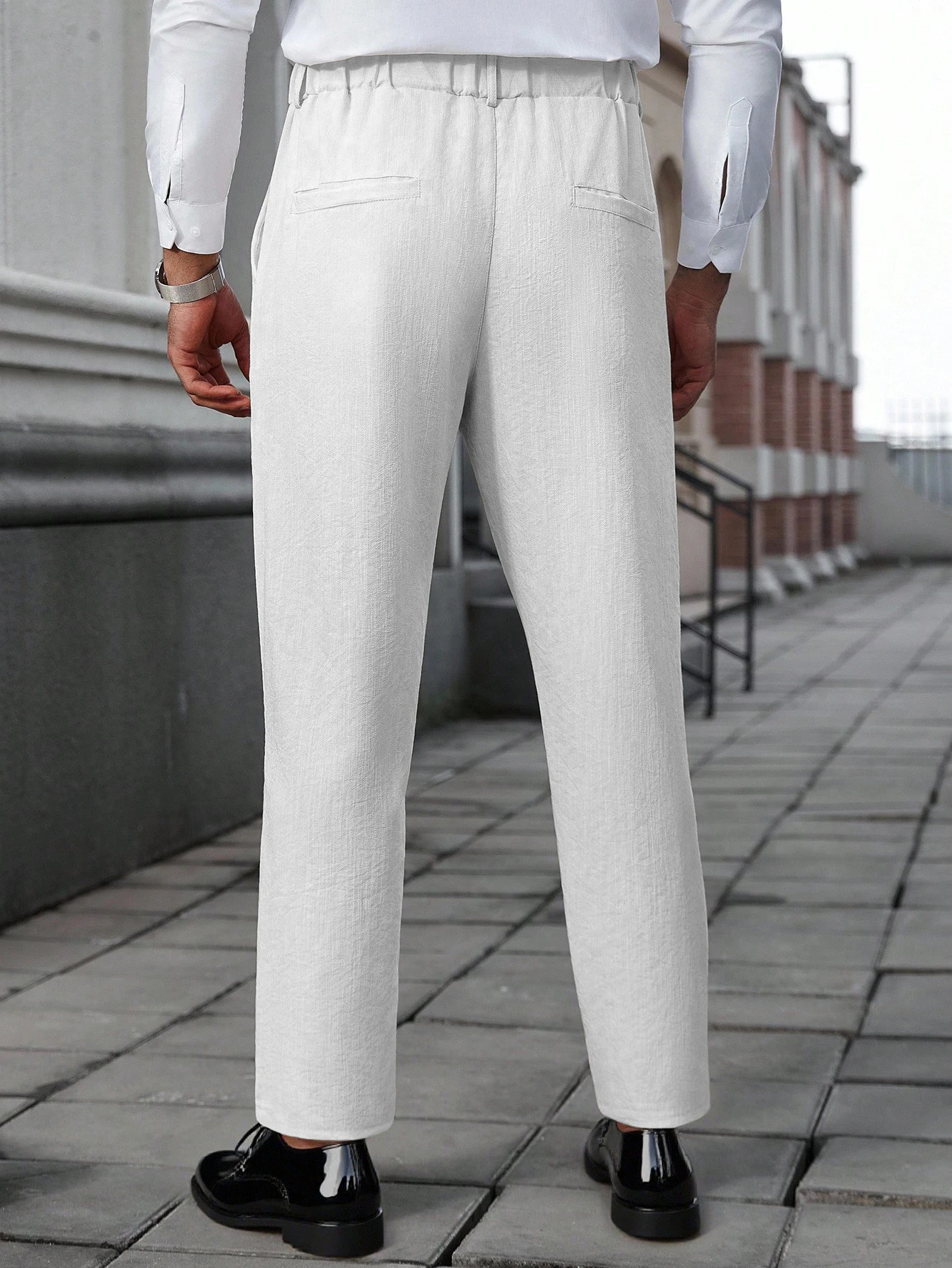 plus Size Mens Casual Pants Comfortable Business Essential for Daily Outings y260618 - view 3