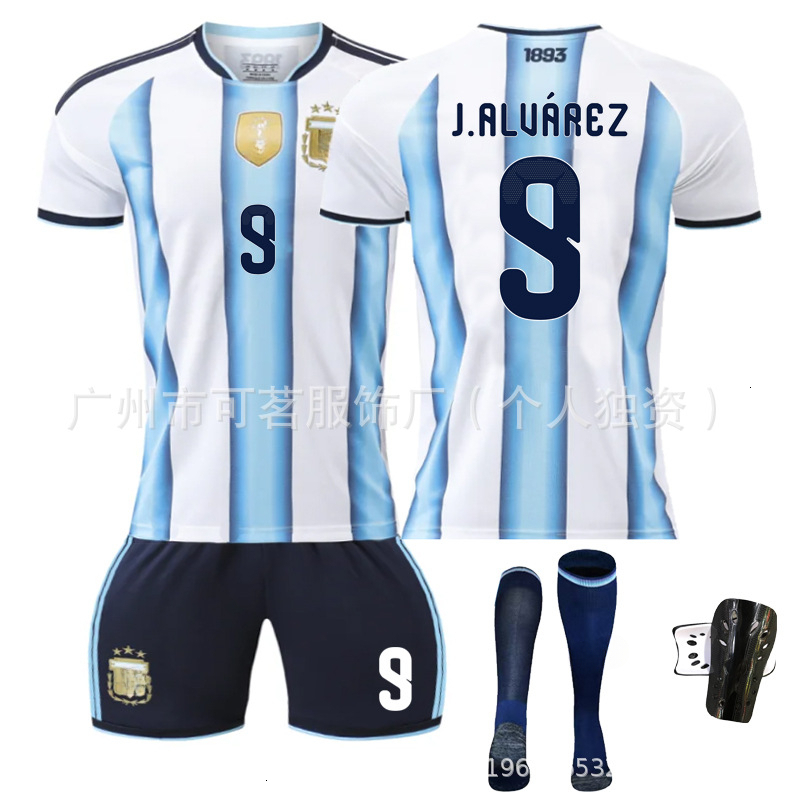 Argentina Jersey 2026 World Cup Jersey Julian Alvarez NO.9 Player Edition National Team Sports T shirt Jerseys Flag Football Stars Full Squad Home man