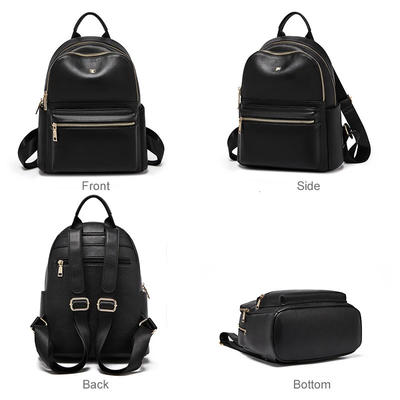 ER Genuine Leather Microfiber Womens Backpack Fashion Female Travel Bag Large Capacity Waterproof y260611 - view 4