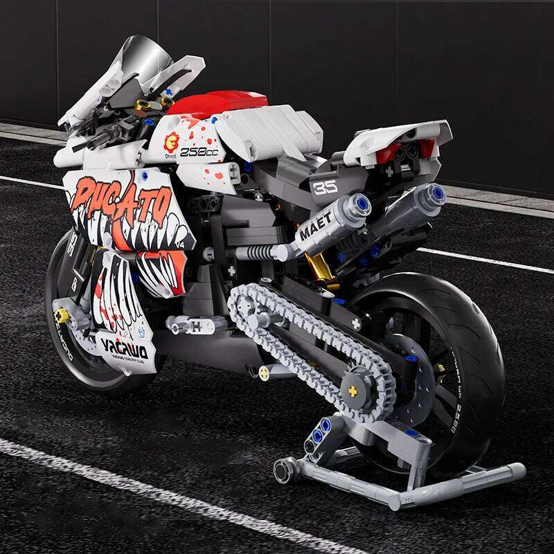 900pcs Motorcycle Building Blocks Set, Technical Racing Model Kit, STEM Assembled Toys Adults Teens,Gifts for Boys and Girls J260527 - view 3