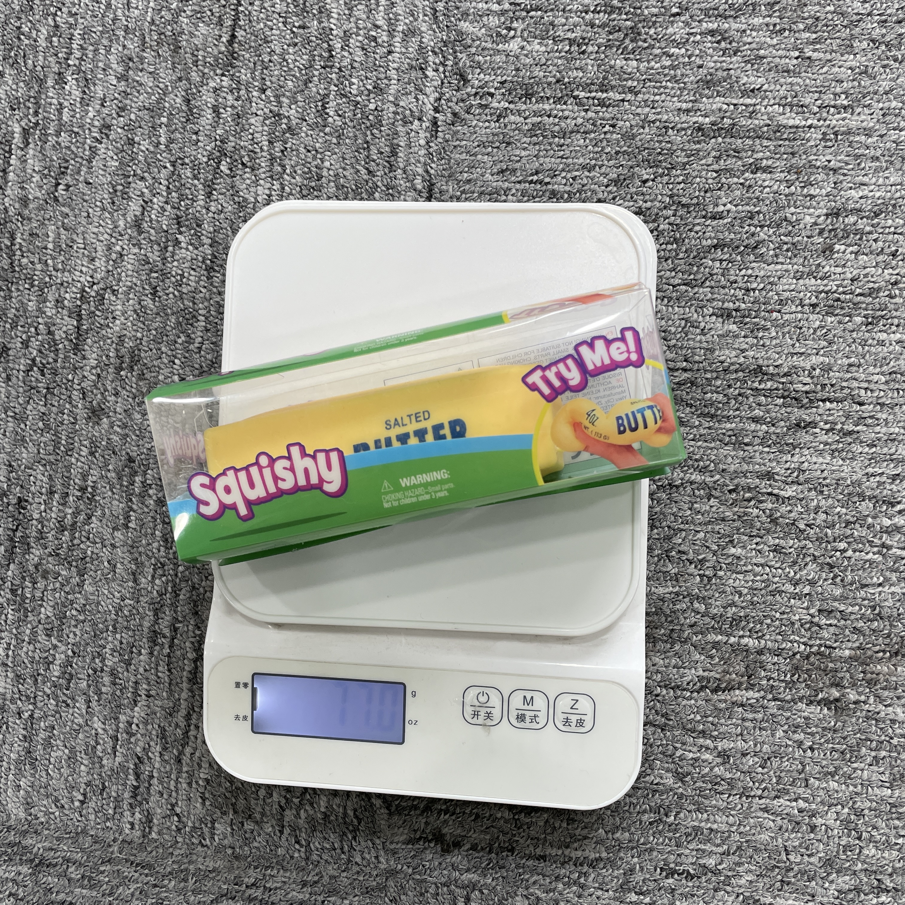 New Trend Giant Butter Stick Squishy Toy Super Soft Slow Rise TPR Flour Filled Squeeze Toy Stress Relief Fidget Toy For Party Gift Office Desktop Deco
