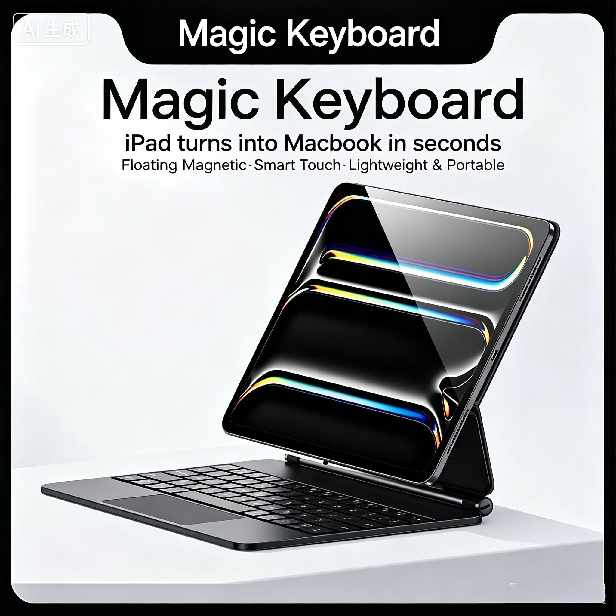 Compatibile Con Ipad Air/Pro Magic Keyboard - Non Sono Necessari Contatti Di Ri…
