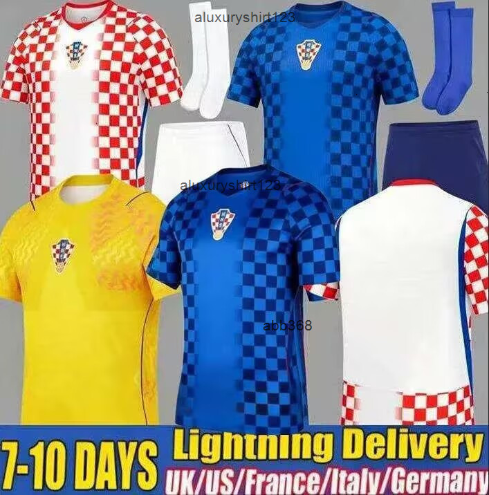 2026 World Cup Croatia National Team New Soccer Jersey Uniform MODRIC KOVACIC PASALIC PERISIC Men Home Away gk Football Shirt Kids Kit Set 16-28 Retro