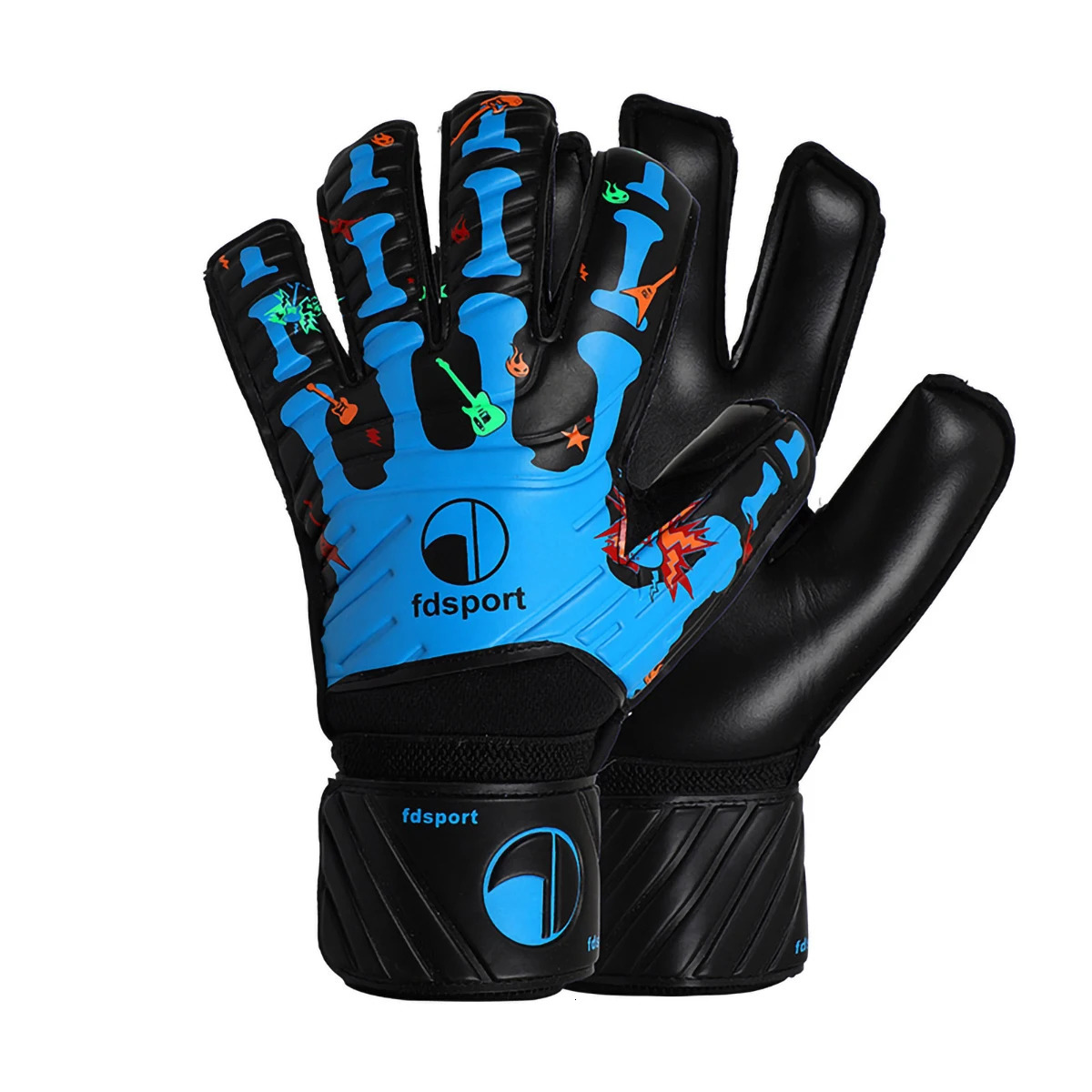 Goalie Goalkeeper Gloves Adult Strong Grip for The Toughest Saves with Finger Protect 43MM Latex Sizes 6-10 260525