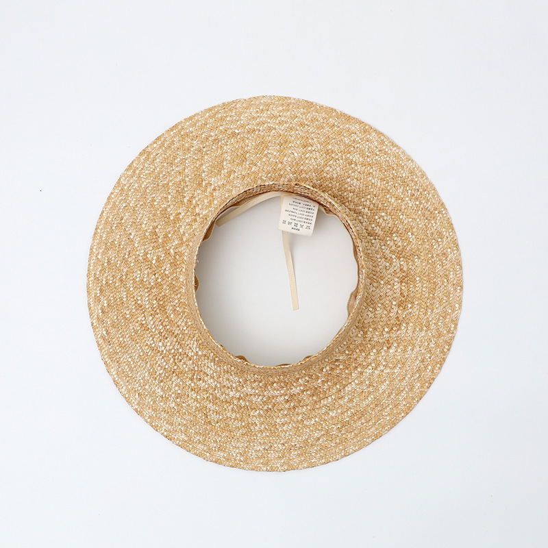 Visors Summer Empty Top Round Sun Hats For Women Elegant Wide Large Brim Beach Straw Hat Casual Panama Caps Uv Protection Cap Sombrero 230615