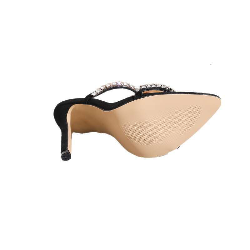Pointed Toe 2026 Sandals New European And American Style Thin Heeled Roman Women Open Toe Rhinestone Strap Luxury High Heeled Shoes - view 6