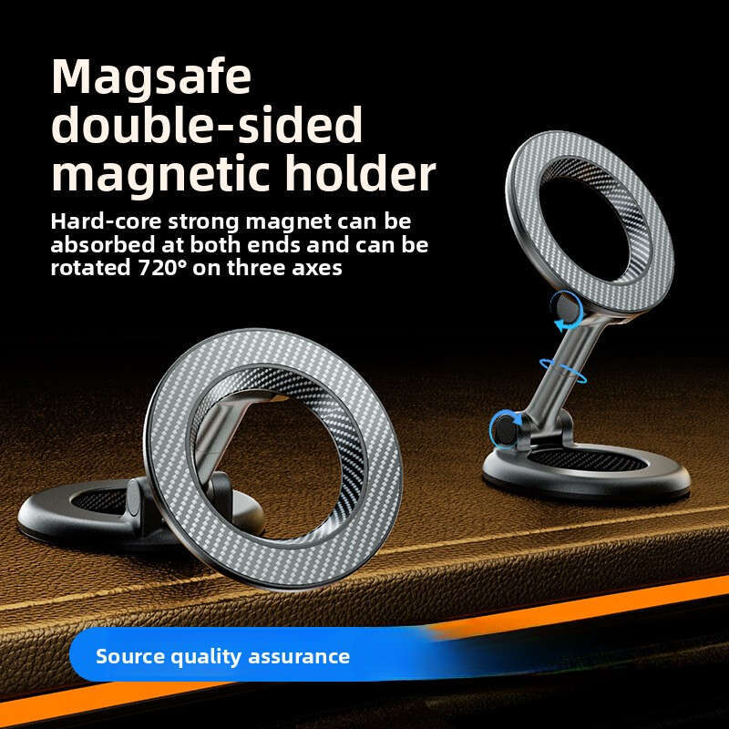 Double Sided Magnetic Magsafe Strong Magnet Rotating Desktop Car Mount Outdoor Photography Phone Holder CKS
