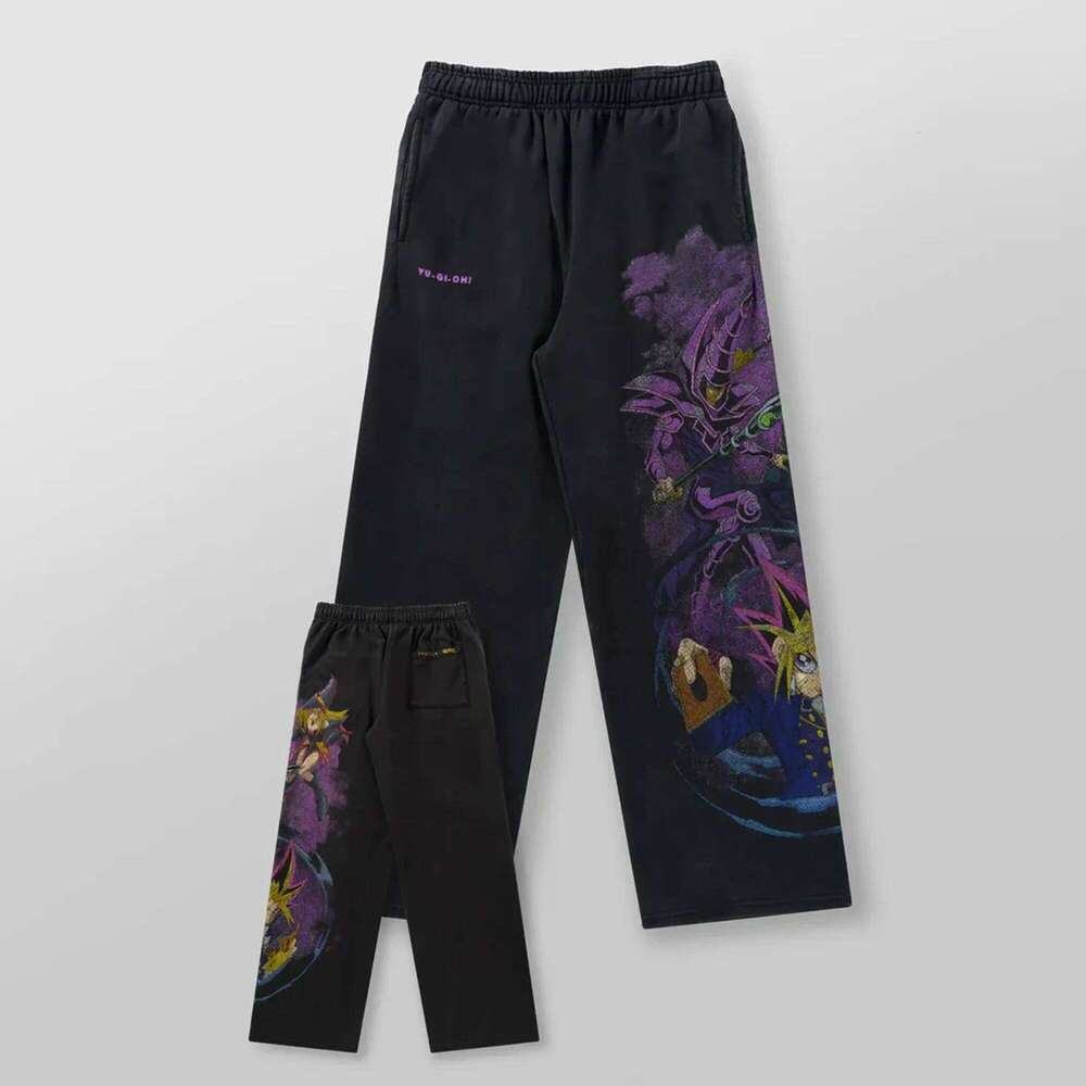 Yu-Gi-Oh Y2k Baggy Sweatpants Elastic Waist American Streetwear Hip Hop Vintage Joggings Casual Pants Men Clothing 26L0527 - view 7