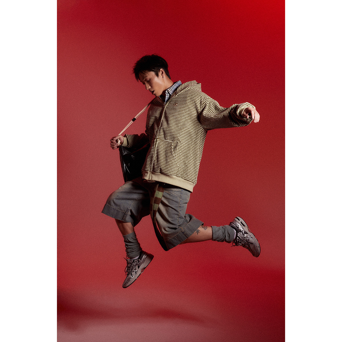 Casual Warm Street Style Retro Waffle Texture Zip Up Hoodie Men and Womens Brown Oversized Coat Y2K Harajuku Trendy Fashion Coat 260311