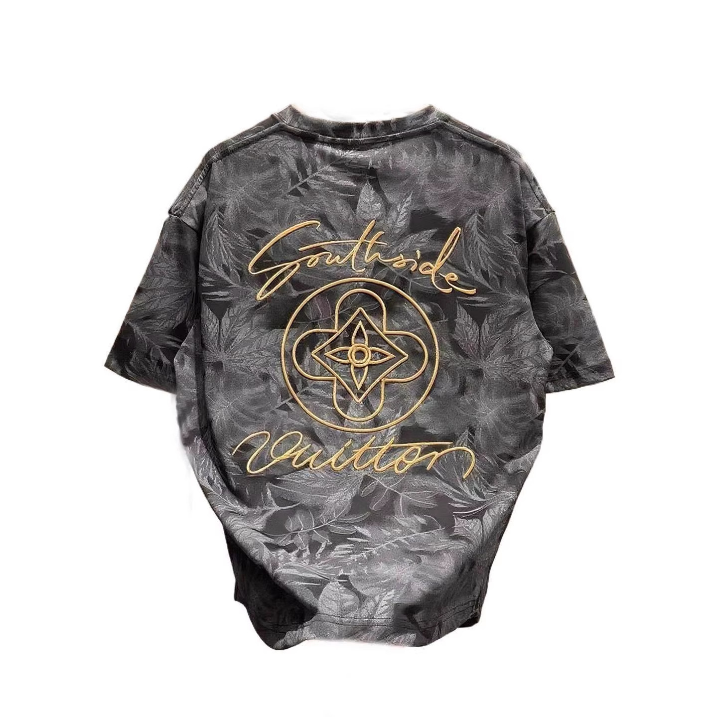 Luxury Young Men Designer T-shirt With Fashionable Embroidery Painted Tailcoat Outdoor Casual Short Sleeved High-end Quality Durable Breathable Loose 