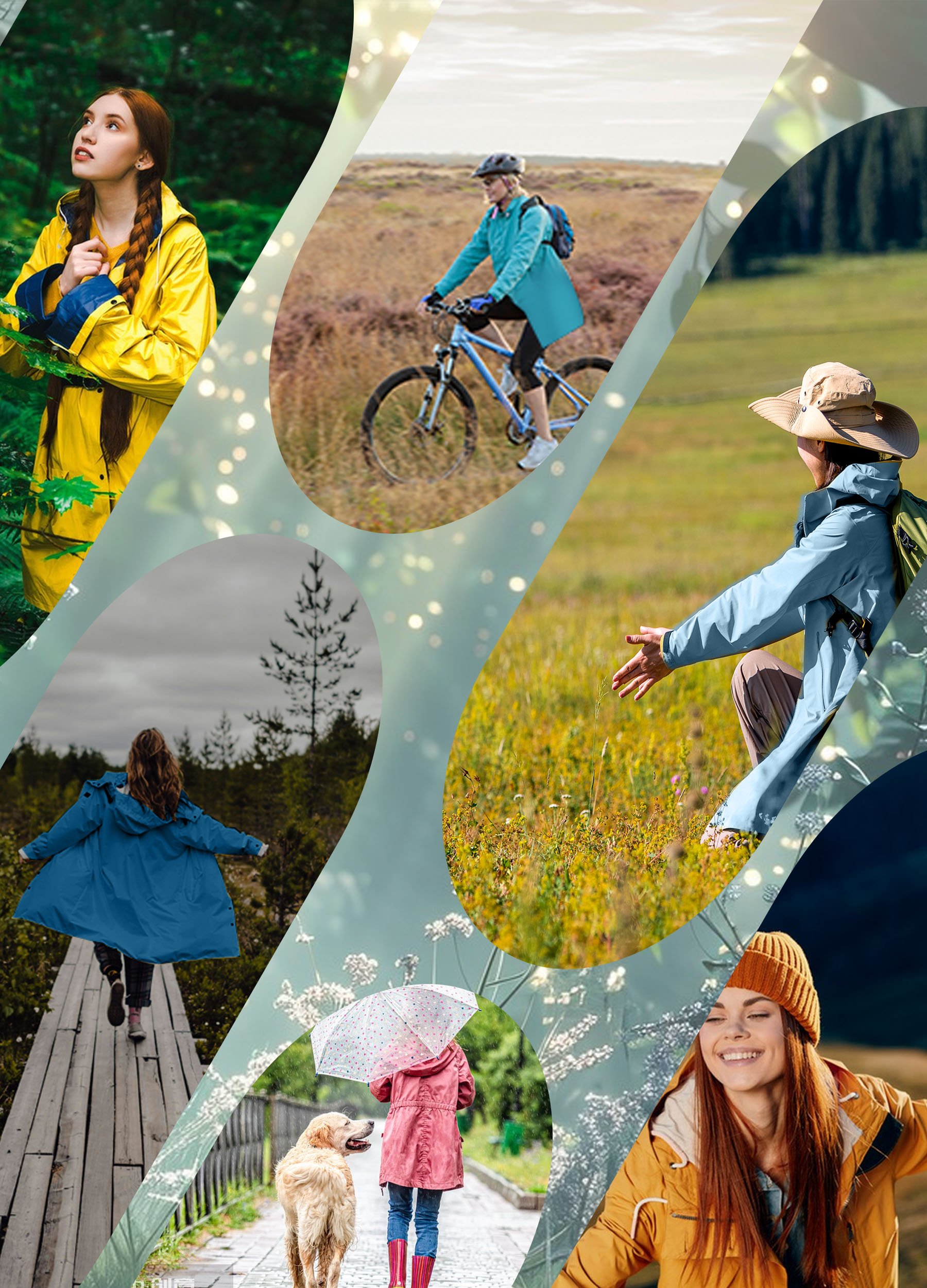 Women's Water-resistant Fleece-Lined Coat, Windproof Outdoor Jacket with Detachable Hood for Hiking, Camping, Travel & Daily Wear