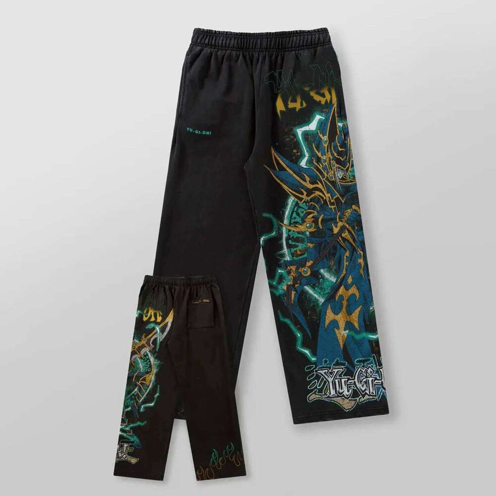 Yu-Gi-Oh Y2k Baggy Sweatpants Elastic Waist American Streetwear Hip Hop Vintage Joggings Casual Pants Men Clothing 26L0527 - view 4