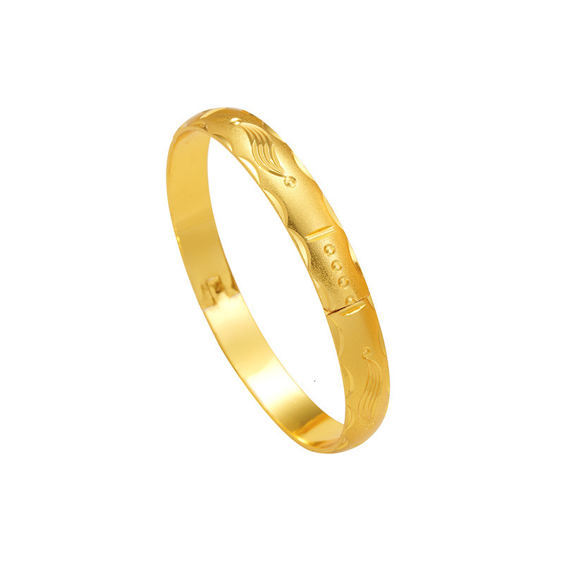 Dubai Openable Bangles For Women Ethiopian Jewelry Gold Color Bangles Bracelets Girls Birthday Jewelry Gifts 251027