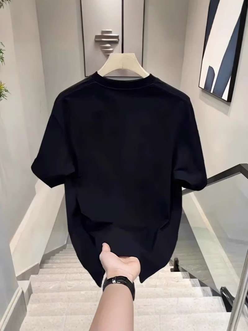 2026 Summer Men's Cotton T-Shirt, Horse Graphic Print, Crew Neck, Streetwear, Slim Fit Short Sleeve Tops, Trendy Casual Tees