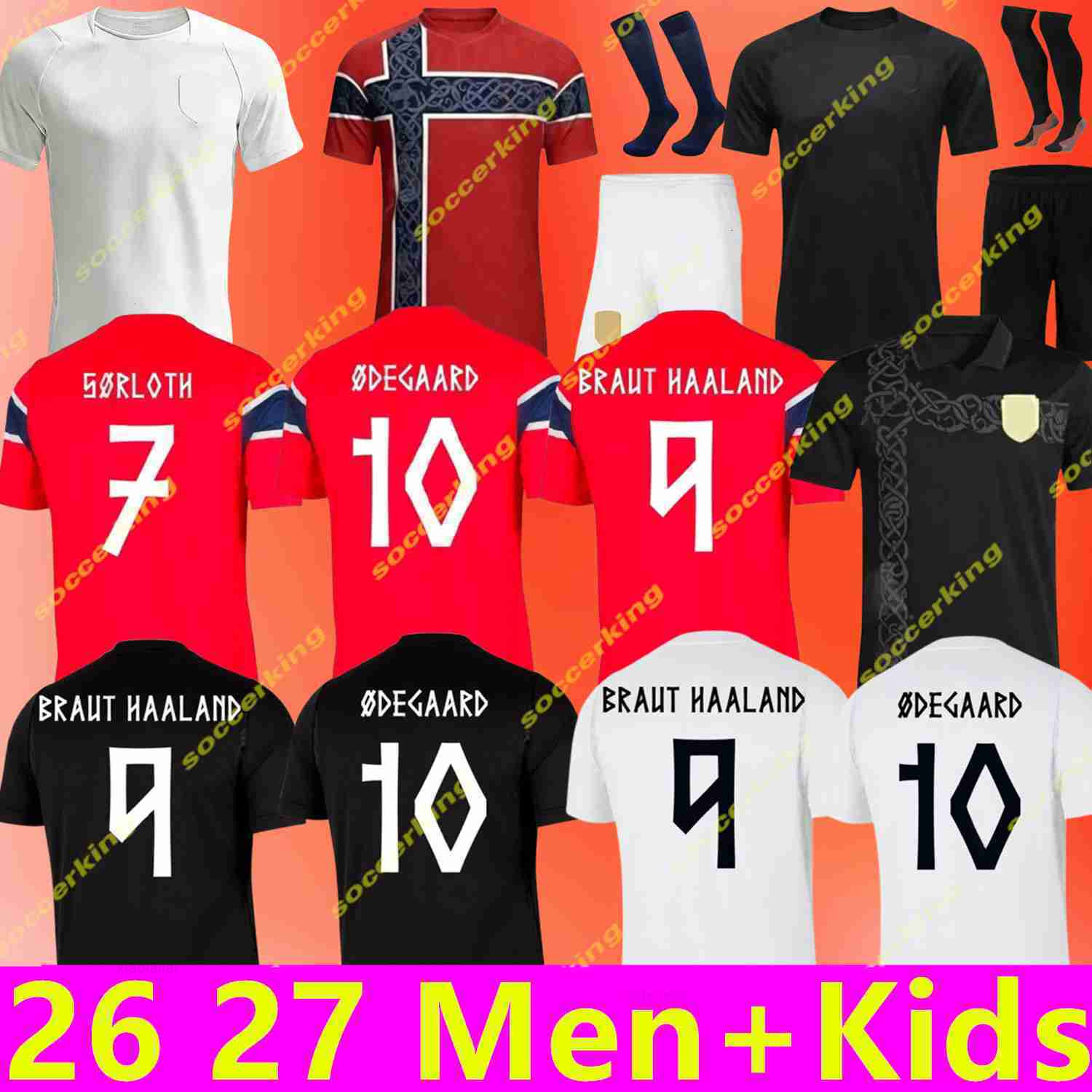 Norway Jersey 2026 World Cup HAALAND Soccer Jerseys SORLOTH NUSA AASGAARD HORN MYHRE DONNUM RYERSON MOLLER WOLFE AJER STRAND Noruega 26 27 Football Sh