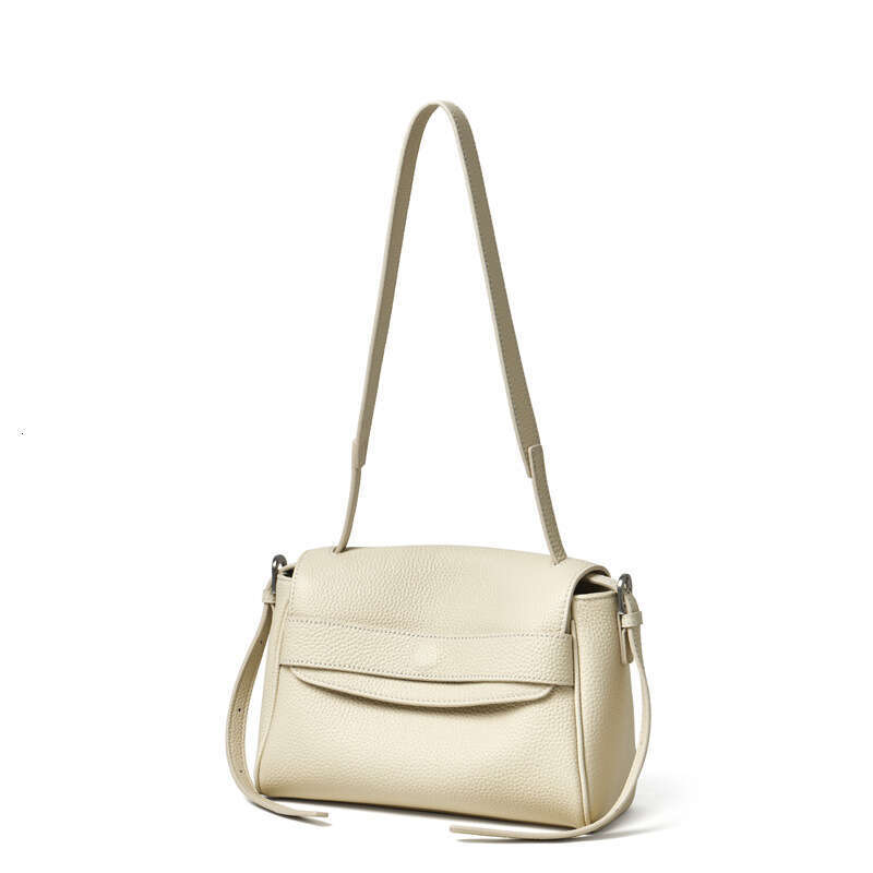 Top Layer Cowhide Soft Leather Shoulder Crossbody High End Commuter Underarm Women Bag Tofu Business Outdoor Daily Carry Pouch SENYY