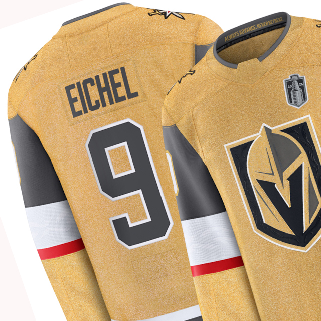 Jack Eichel 2026 Stanley Cup Final Jersey Mark Stone Mitch Marner Pavel Dorofeyev Noah Hanifin Adin Hill Alex Pietrangelo William Karlsson Custom