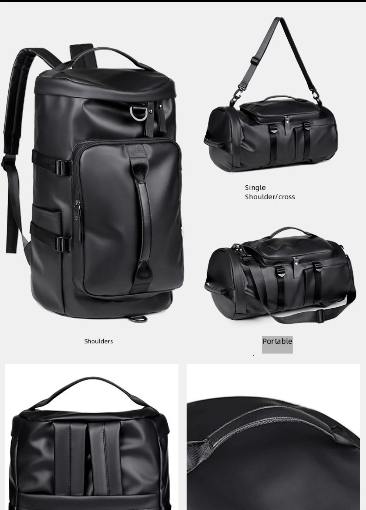 Travel backpack large carry on bag with shoe compartment approved by the airline 17 inch laptop business work fitnes y260611 - view 5