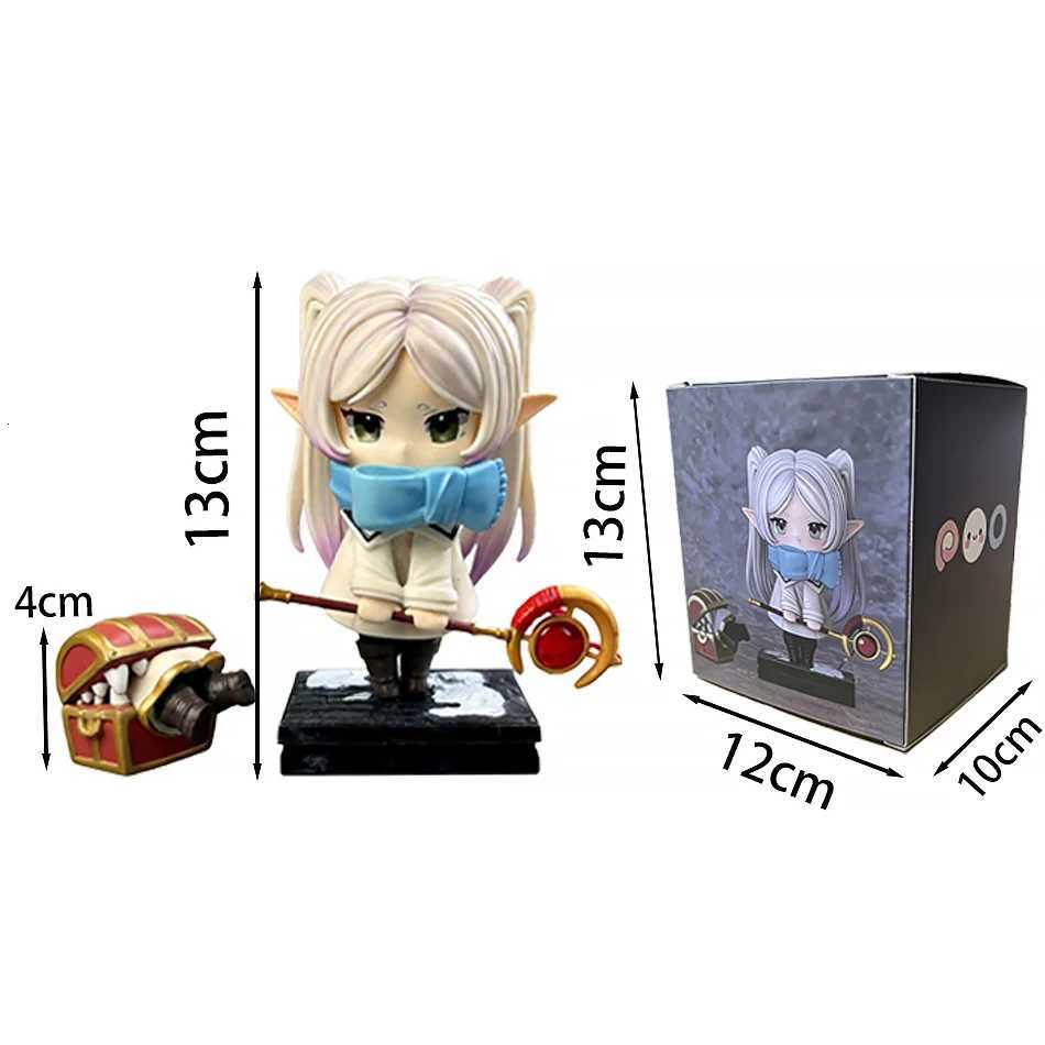 Anime Frieren Beyond Journeys End Animation Peripheral Hand-made Model Figure Funeral Lillian Kawaii Desk Decor Toy Gifts H2605271