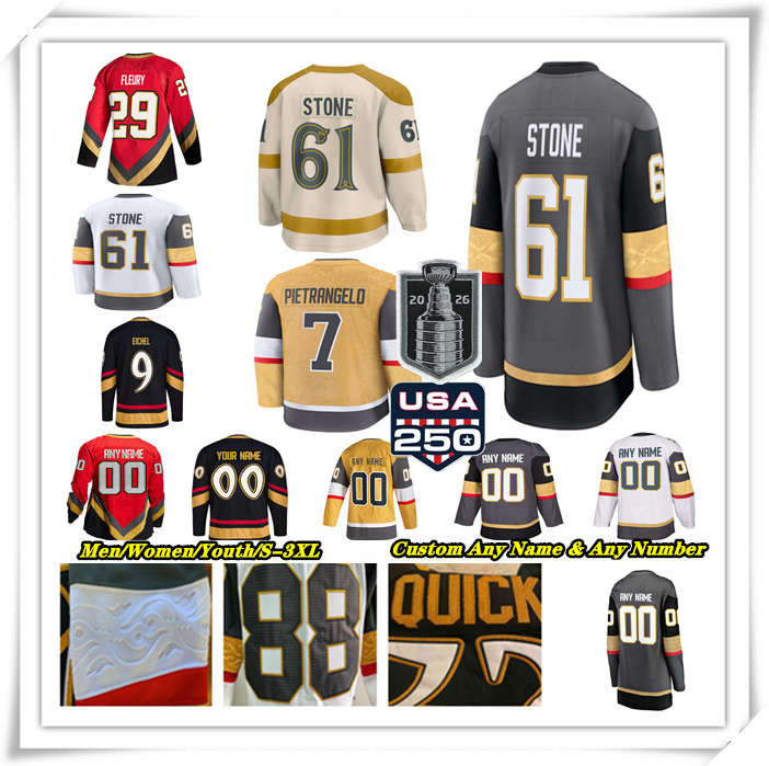 Vegas Mitch Marner Jack Eichel Mark Stone Golden Knights Hockey Jersey Pavel Dorofeyev Carter Hart Ivan Barbashev Brett Howden Shea Theodore William Karlsson Smith