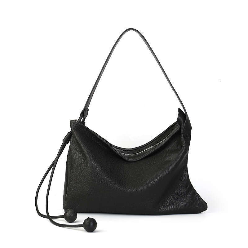 Women Commuter Hobo Underarm Bag Asymmetric Design Bubble Pattern Soft Sheepskin Horn Bag Daily Casual Lazy Style Handbag SENYY