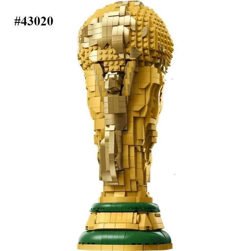 MOC Model CupPuzzle Assembly 43020 Building Blocks Model ToysGift to FansMale and Female Gifts2842 Pieces football match 26l0528