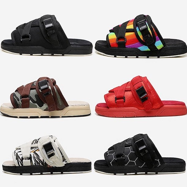 Unisex Multi Fashion Gifts Color Printed Slide Sandals Adjustable Buckle For Summer Casual Daily Wear - view 3