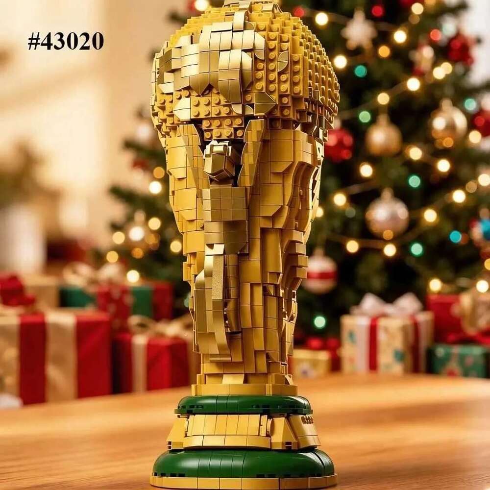 MOC Model CupPuzzle Assembly 43020 Building Blocks Model ToysGift to FansMale and Female Gifts2842 Pieces football match 26l0528