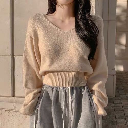 Wrap Knitted Sweater For Woman Trendy Casual Shirts Slim Fashion Outwear Autumn Sexy Woman Casual Clothes Demi-season Jacket 251128